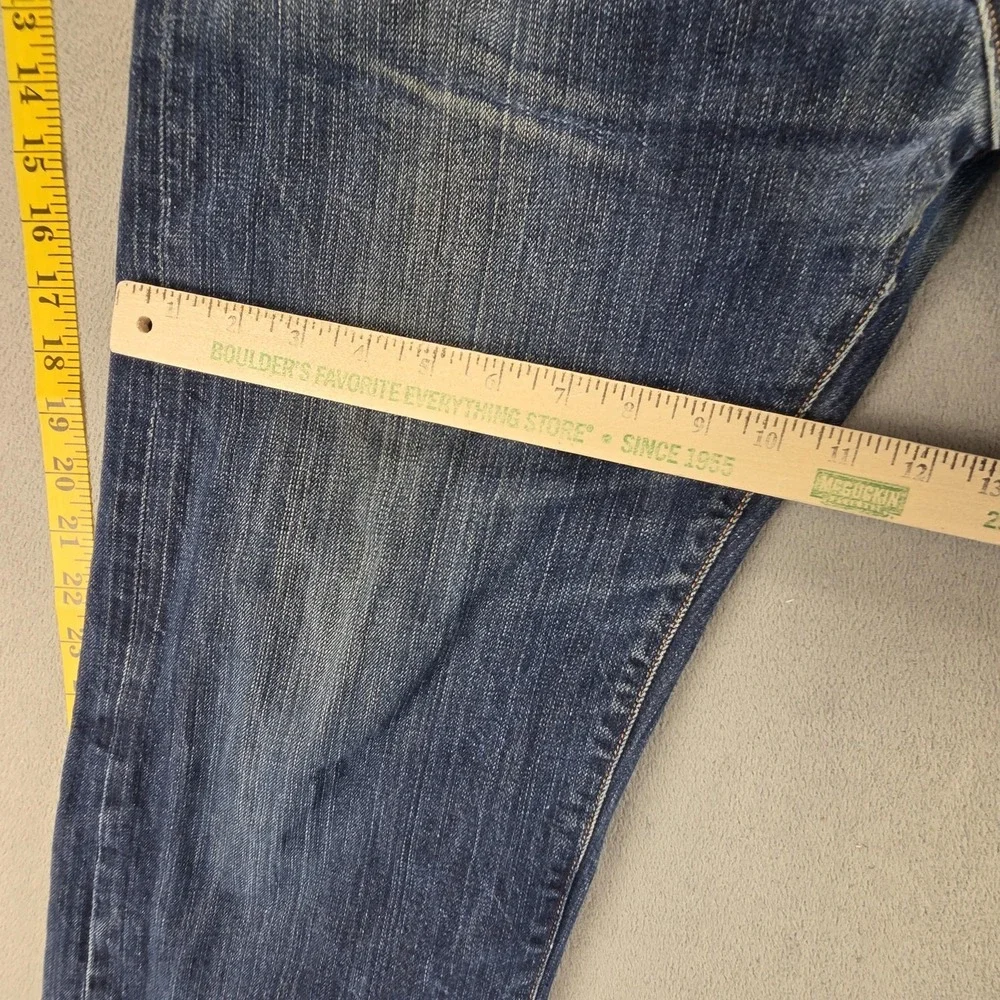 Vintage Levis Engineered Jeans Mens Blue Buckle Back 33x30 Whiskers
